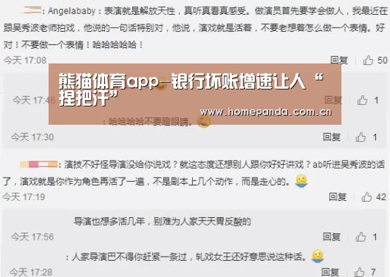 熊猫体育app-银行坏账增速让人“捏把汗”(图3) 熊猫体育